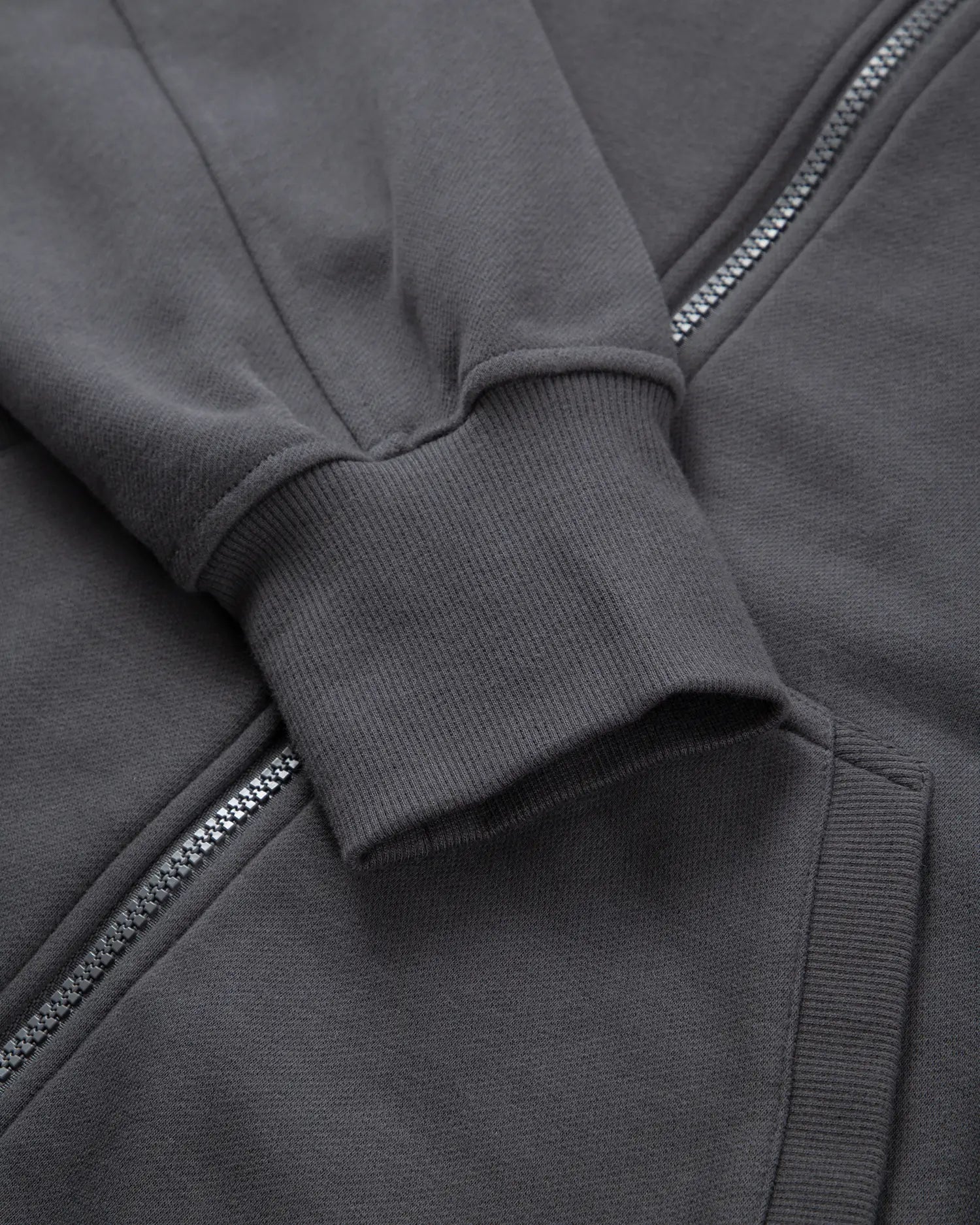 Hoodie mit durchgehendem Reißverschluss