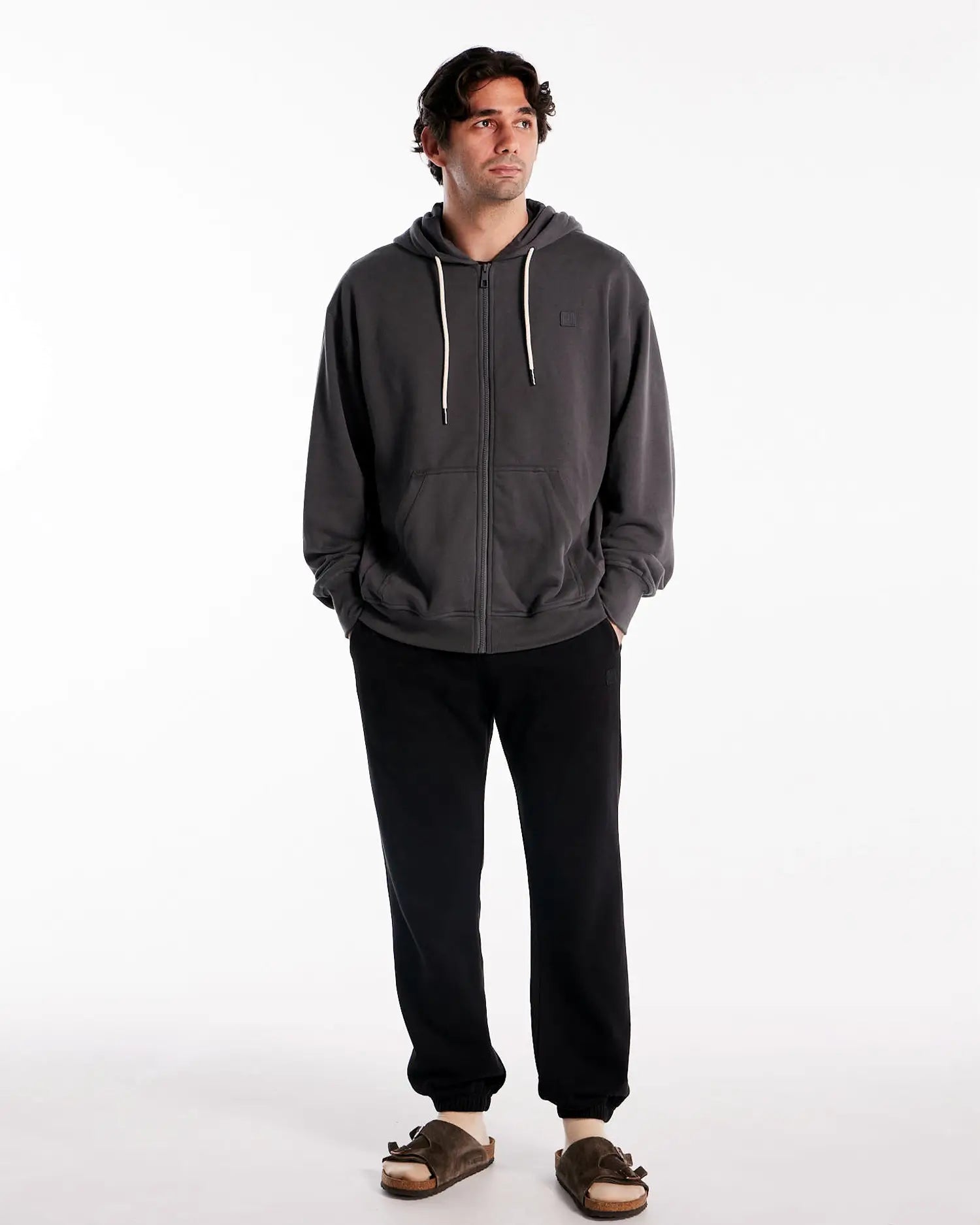 Hoodie mit durchgehendem Reißverschluss