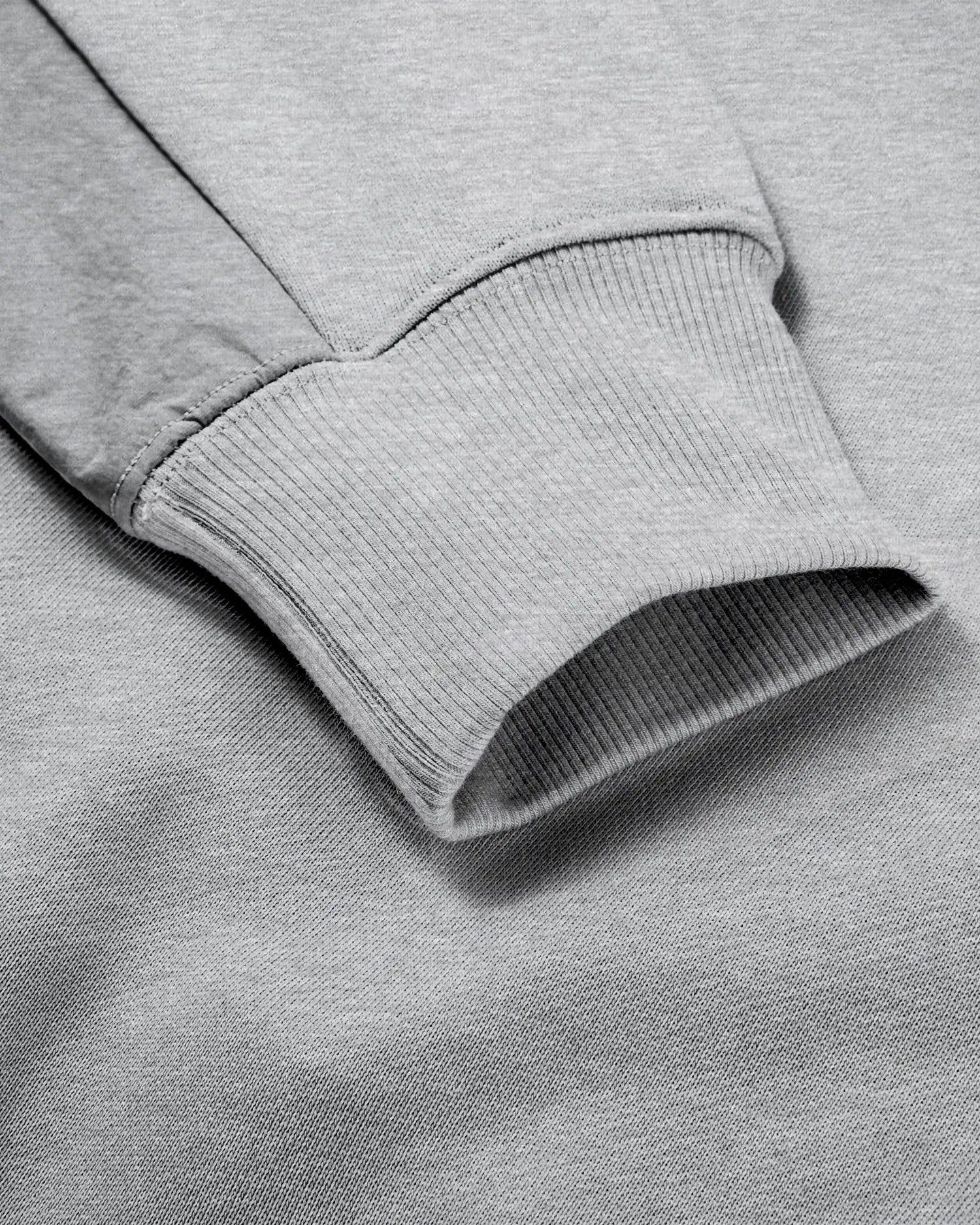 Men's Mixed Fabric Crew Sweatshirt in Gray 09 #gray