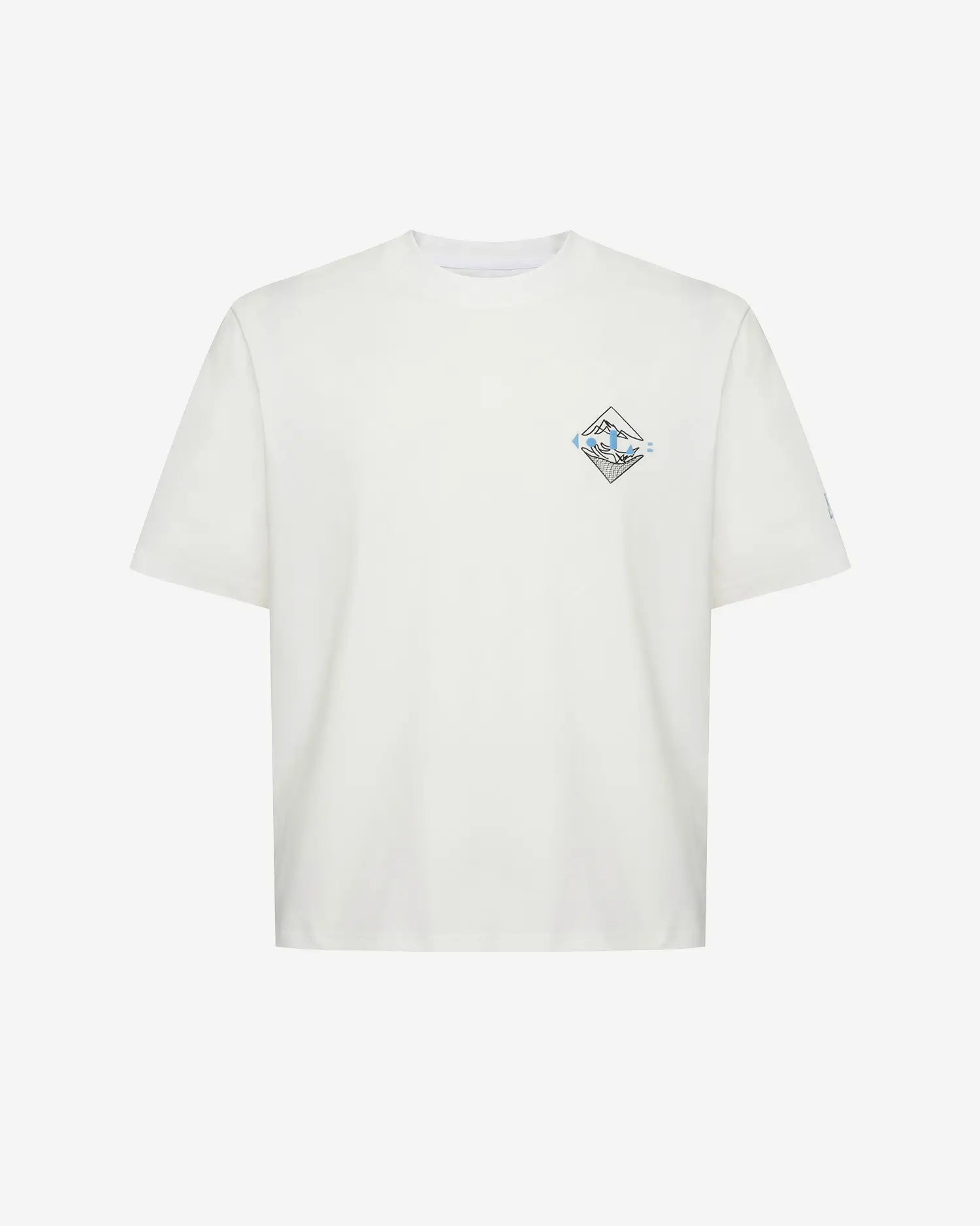 T-Shirt mit gesticktem Wappen für Damen