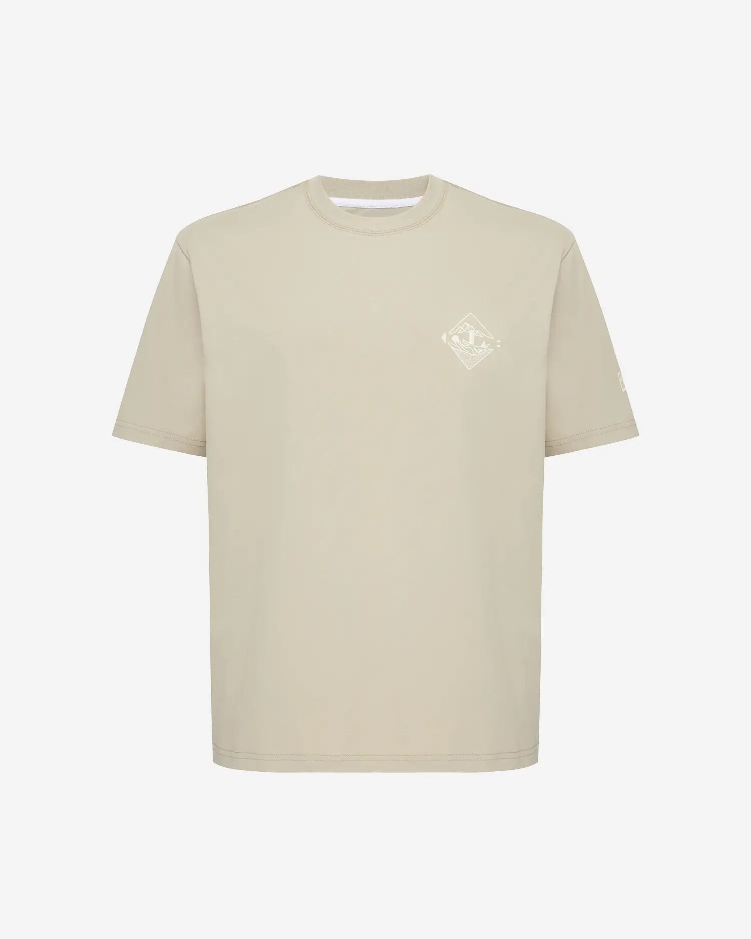 T-Shirt mit gesticktem Wappen für Damen