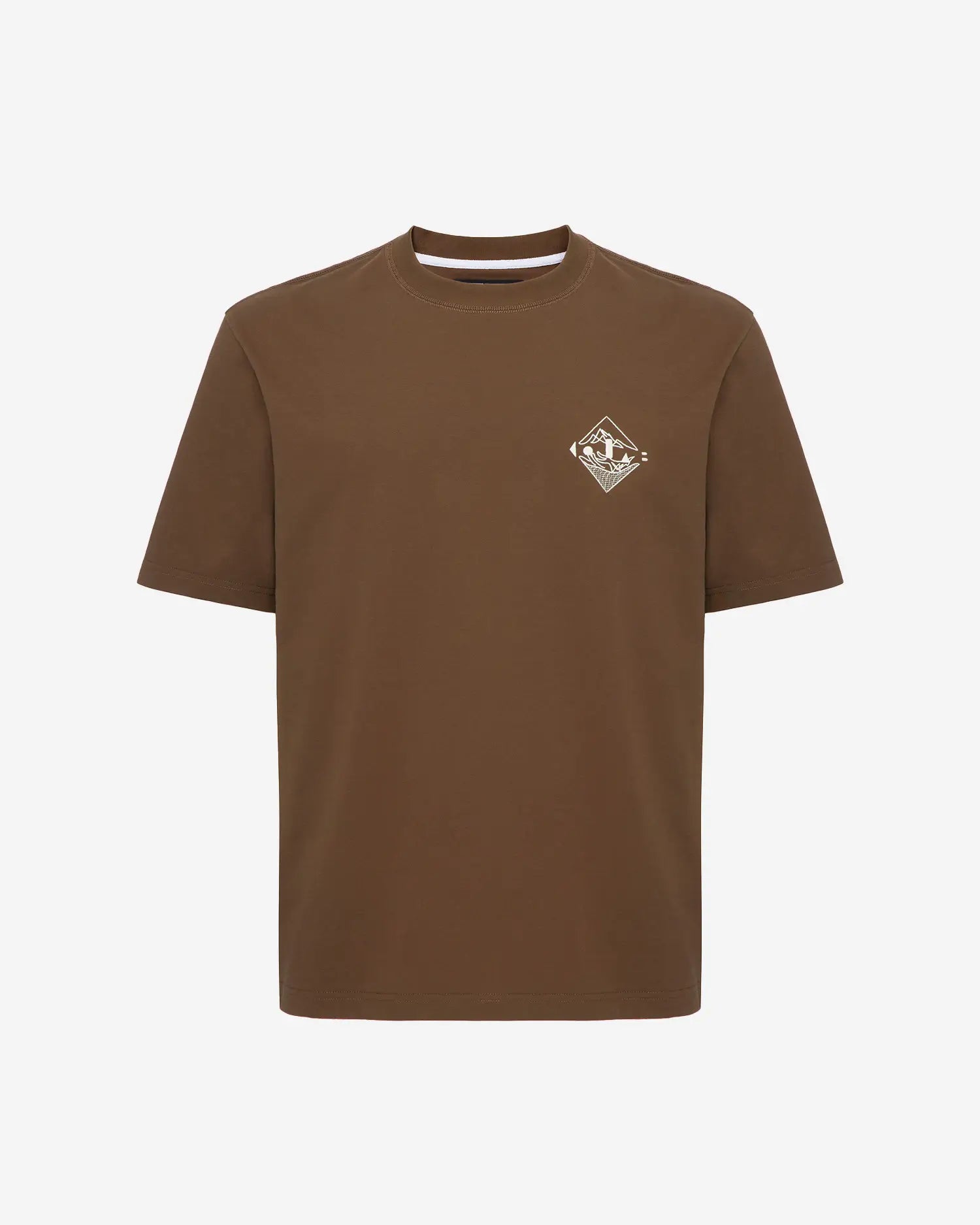 T-Shirt mit gesticktem Wappen für Damen