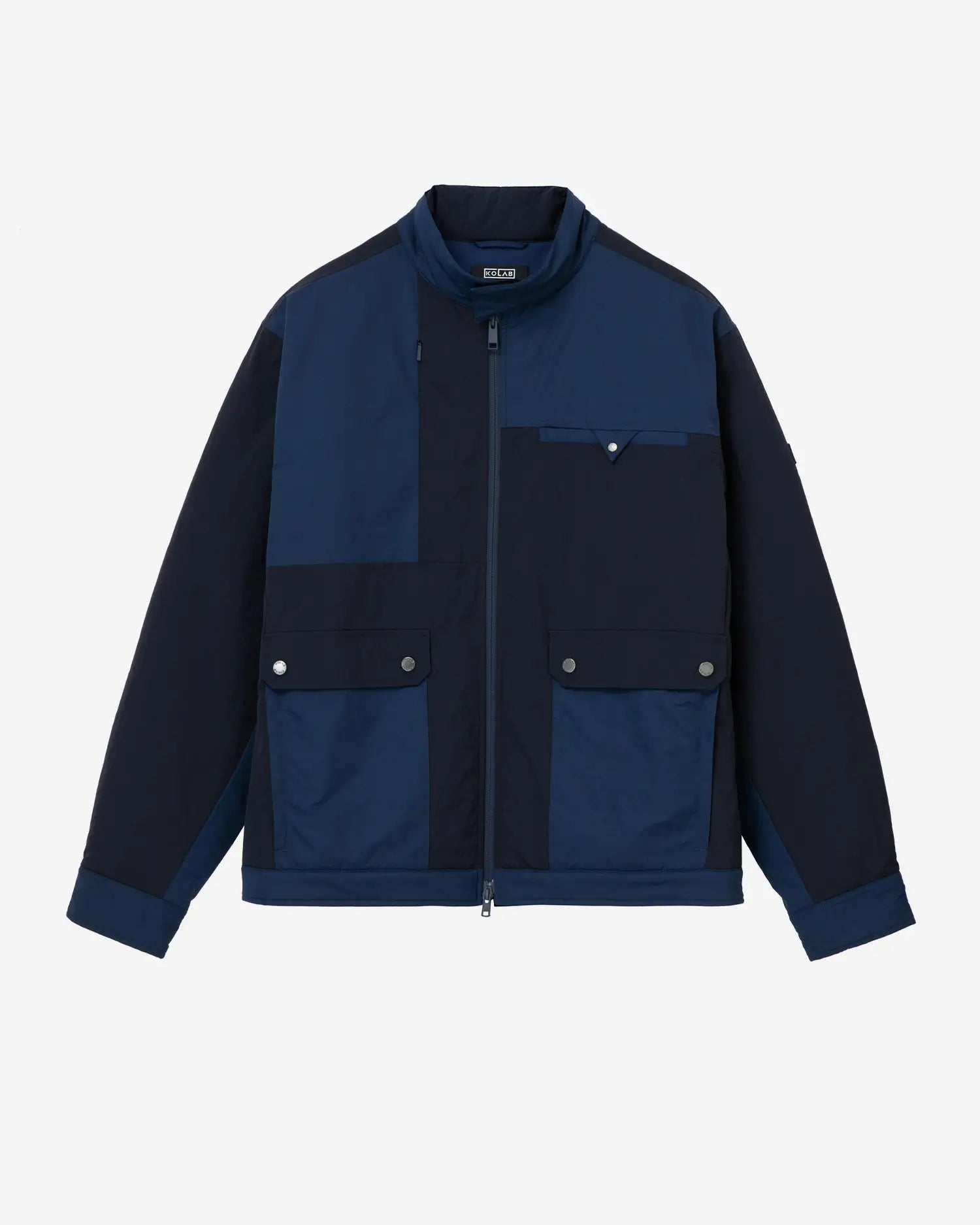 Gepolsterte Crew-Jacke aus Mischgewebe für Herren