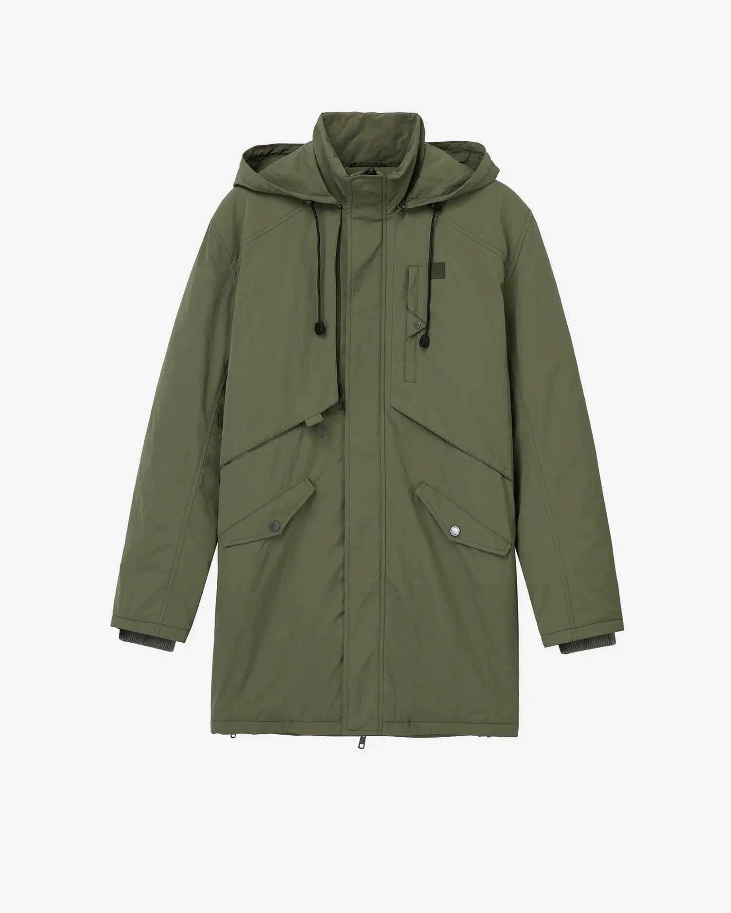 Green padded parka discount