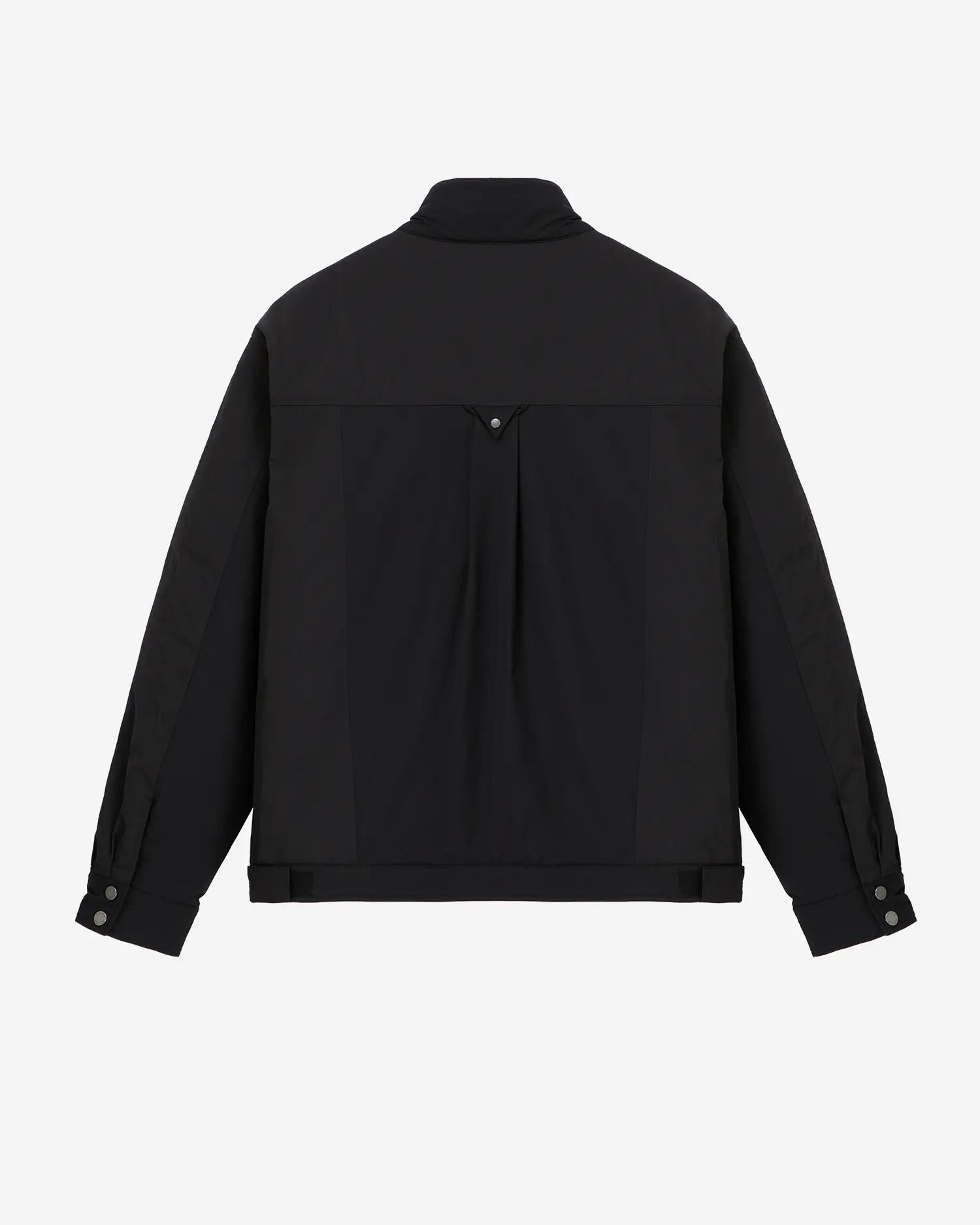 Men's Mix-Fabric Padded Crew Jacket