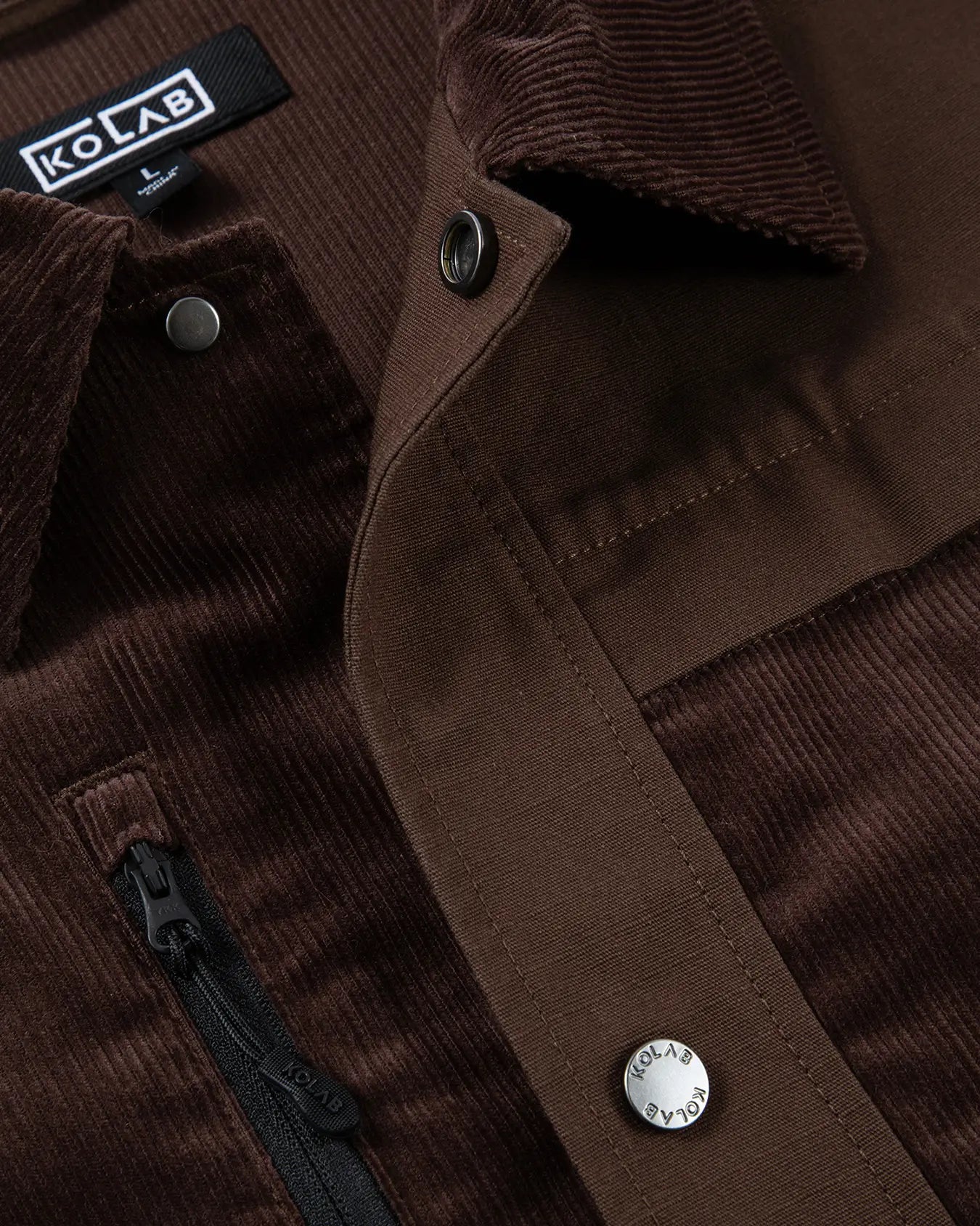 Men's Durable Mix Fabric Chore Jacket