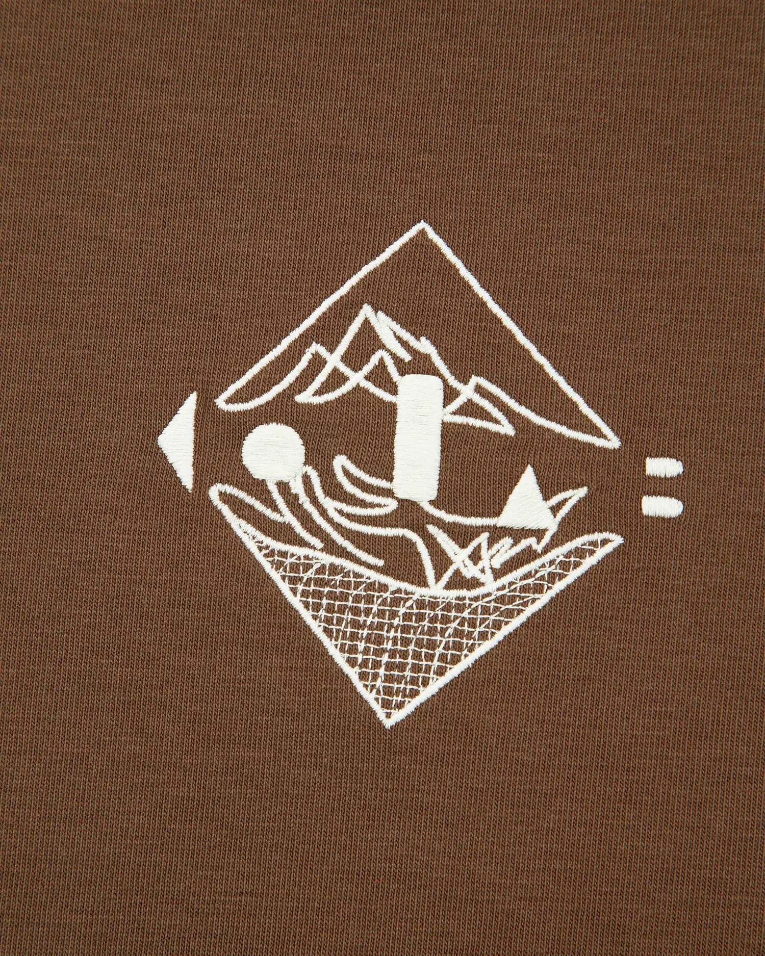 T-Shirt mit gesticktem Wappen für Damen