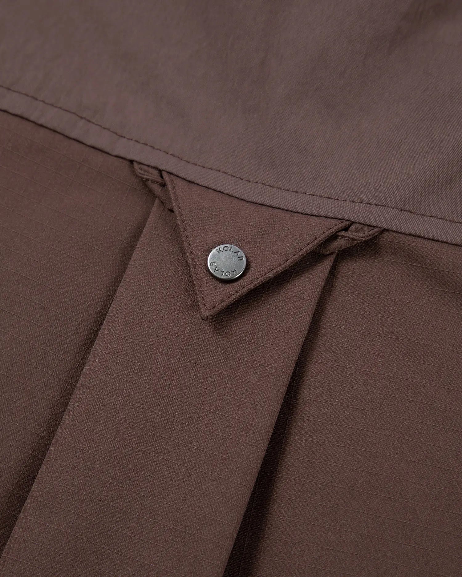 Men's Mix Fabric Padded Crew Jacket