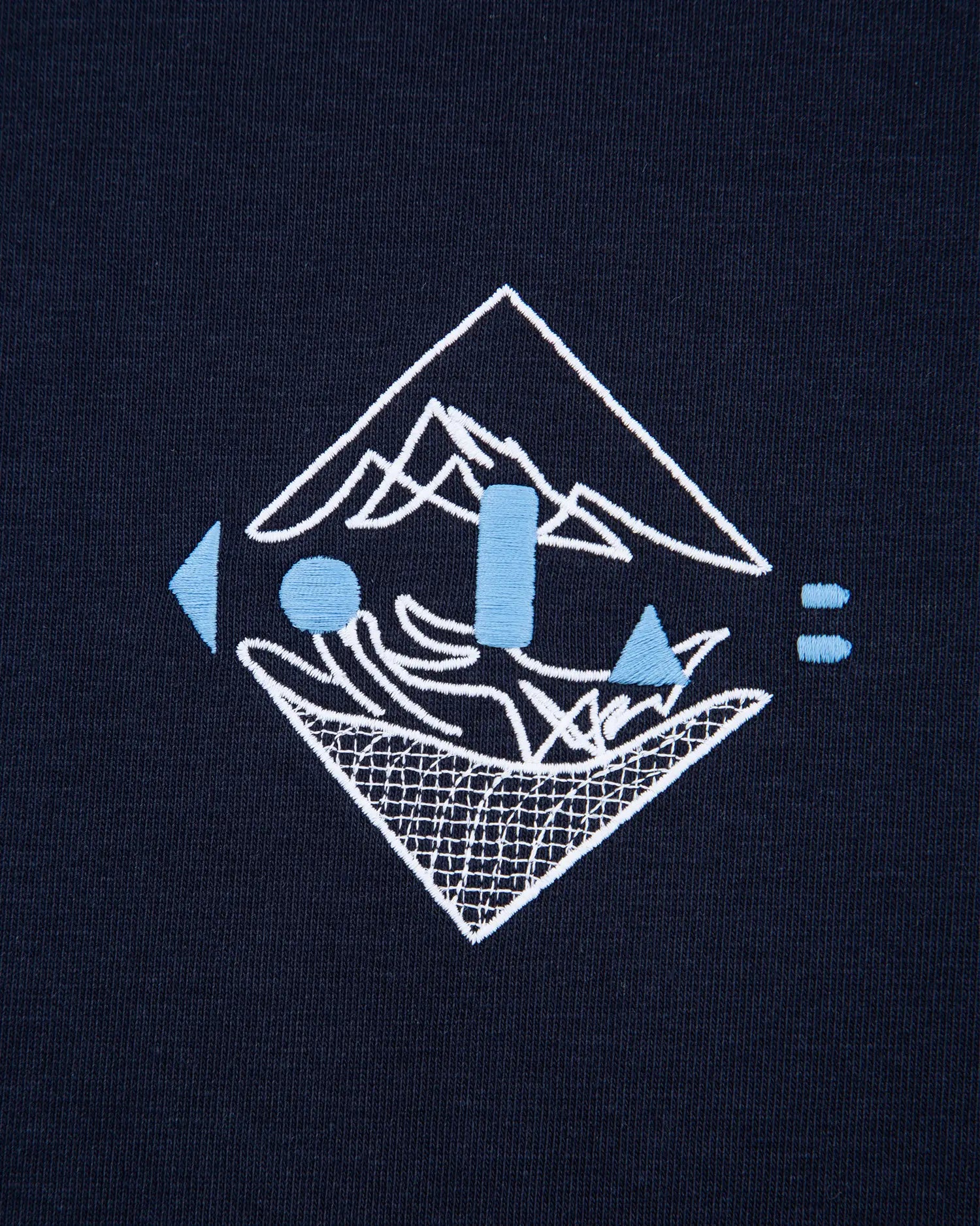 T-Shirt mit gesticktem Wappen für Damen