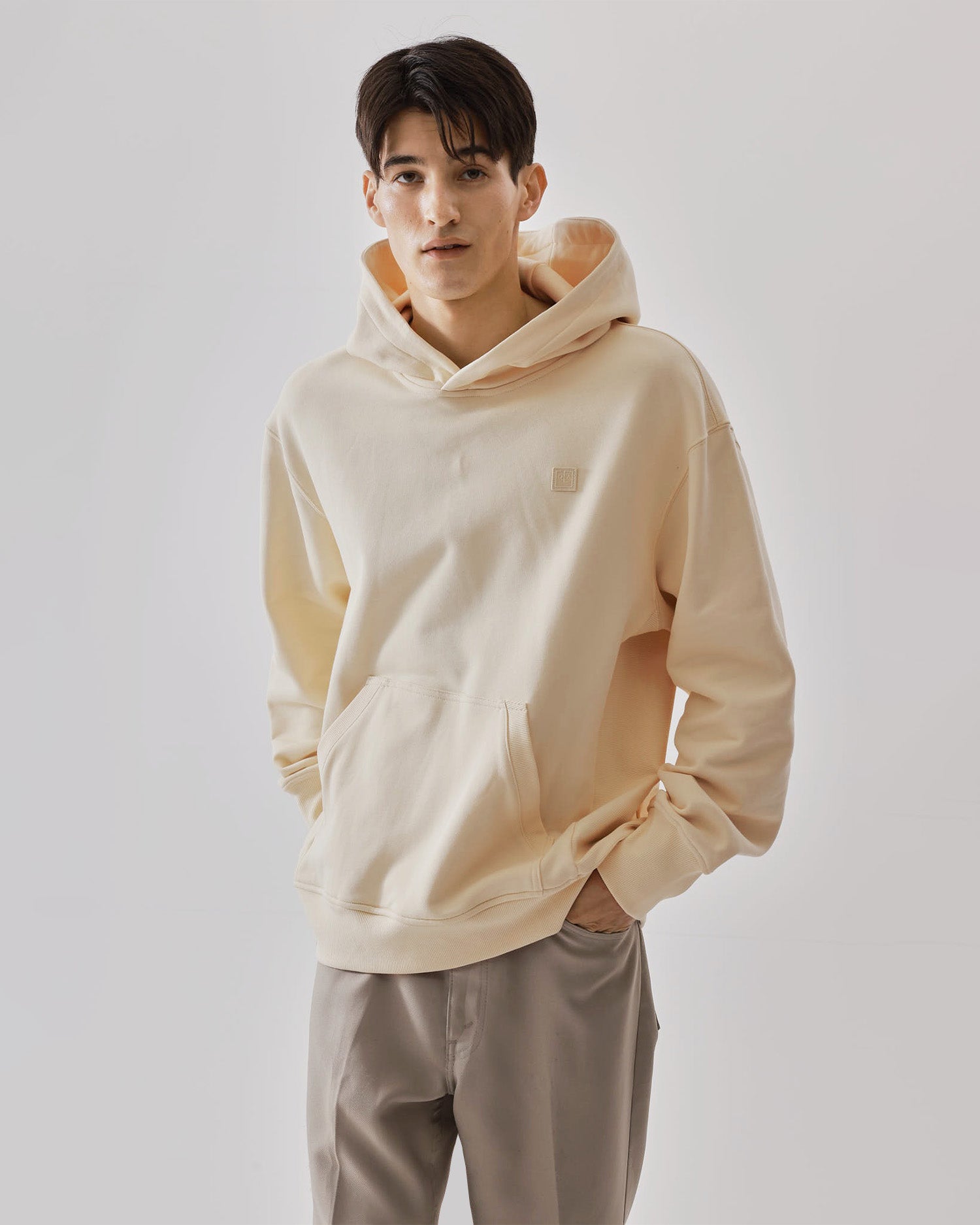 Schwerer Baumwoll-Hoodie für Herren