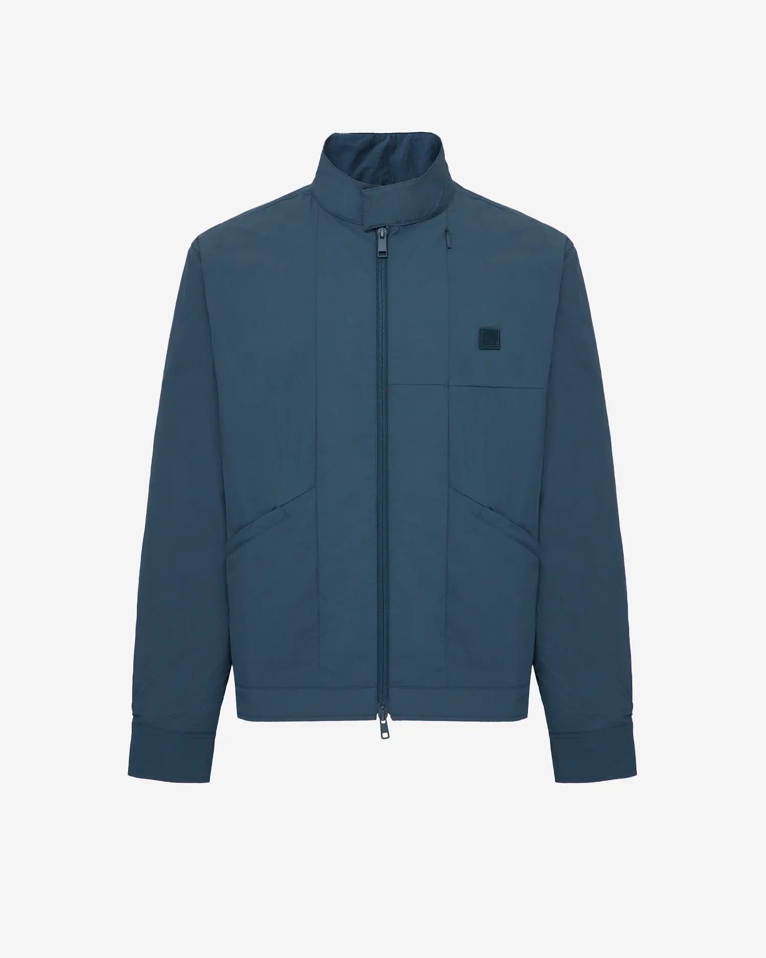 Shop Men's Crew Jacket in Dark Blue | KOLAB