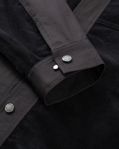 Women's Durable Mix-Fabric Chore Jacket