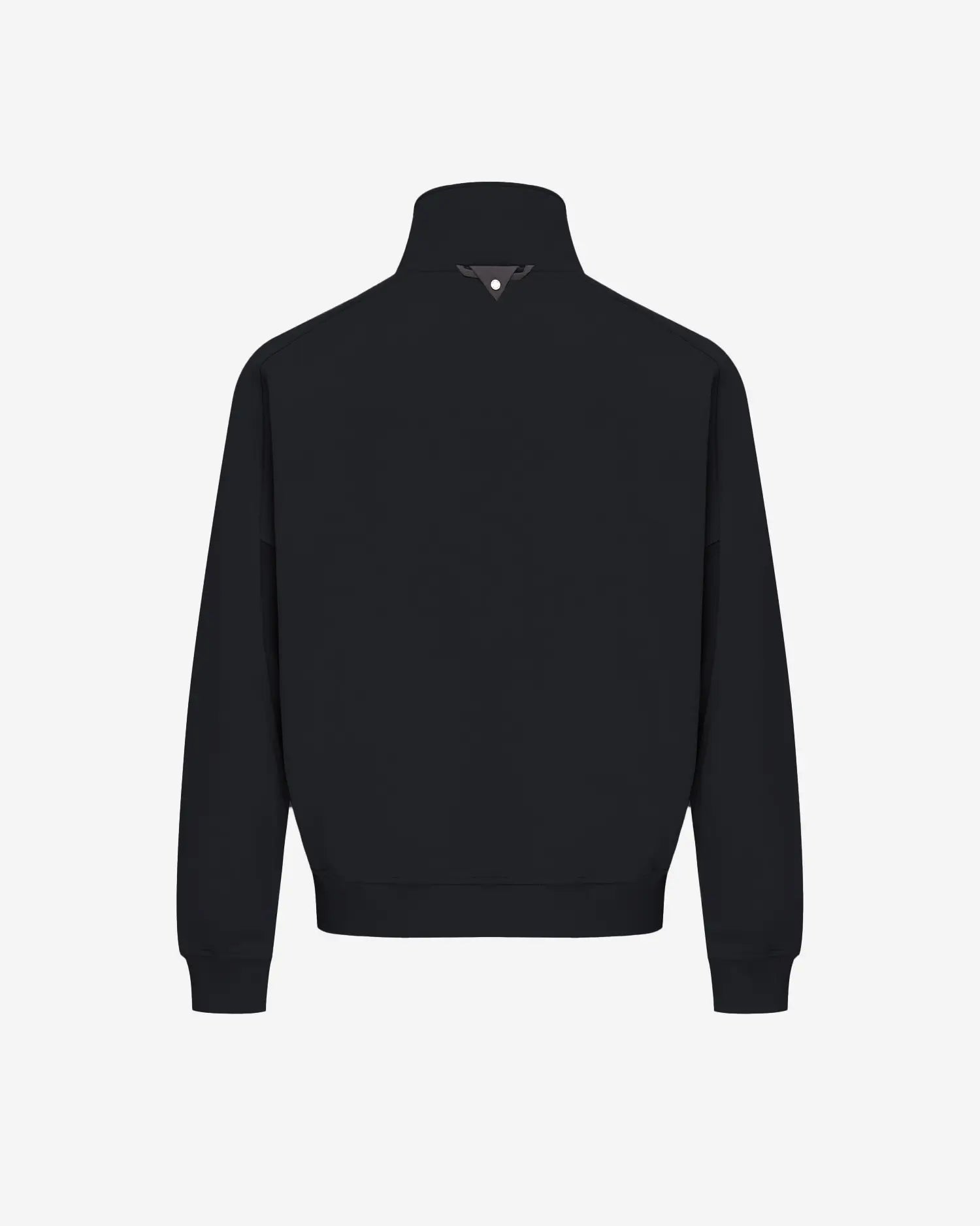 Men's Mixed Fabric Halfzip in Charcoal 02 #charcoal