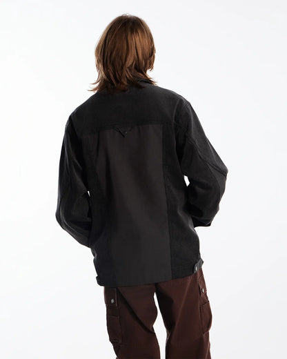 Women's Durable Mix-Fabric Chore Jacket
