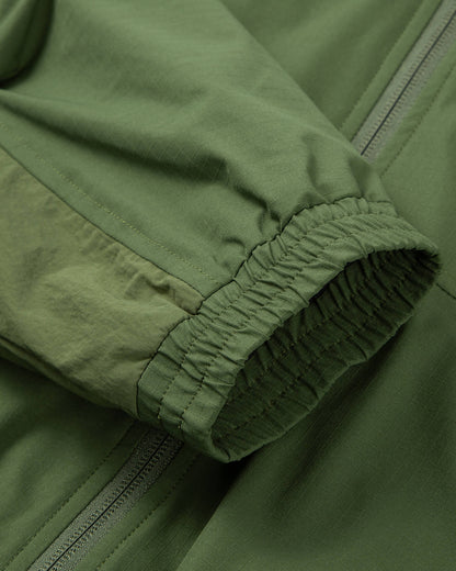Women's Cropped Track Jacket in Military Green 10 #military-green