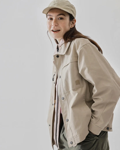 Women's Chore Jacket in Beige 08 #beige
