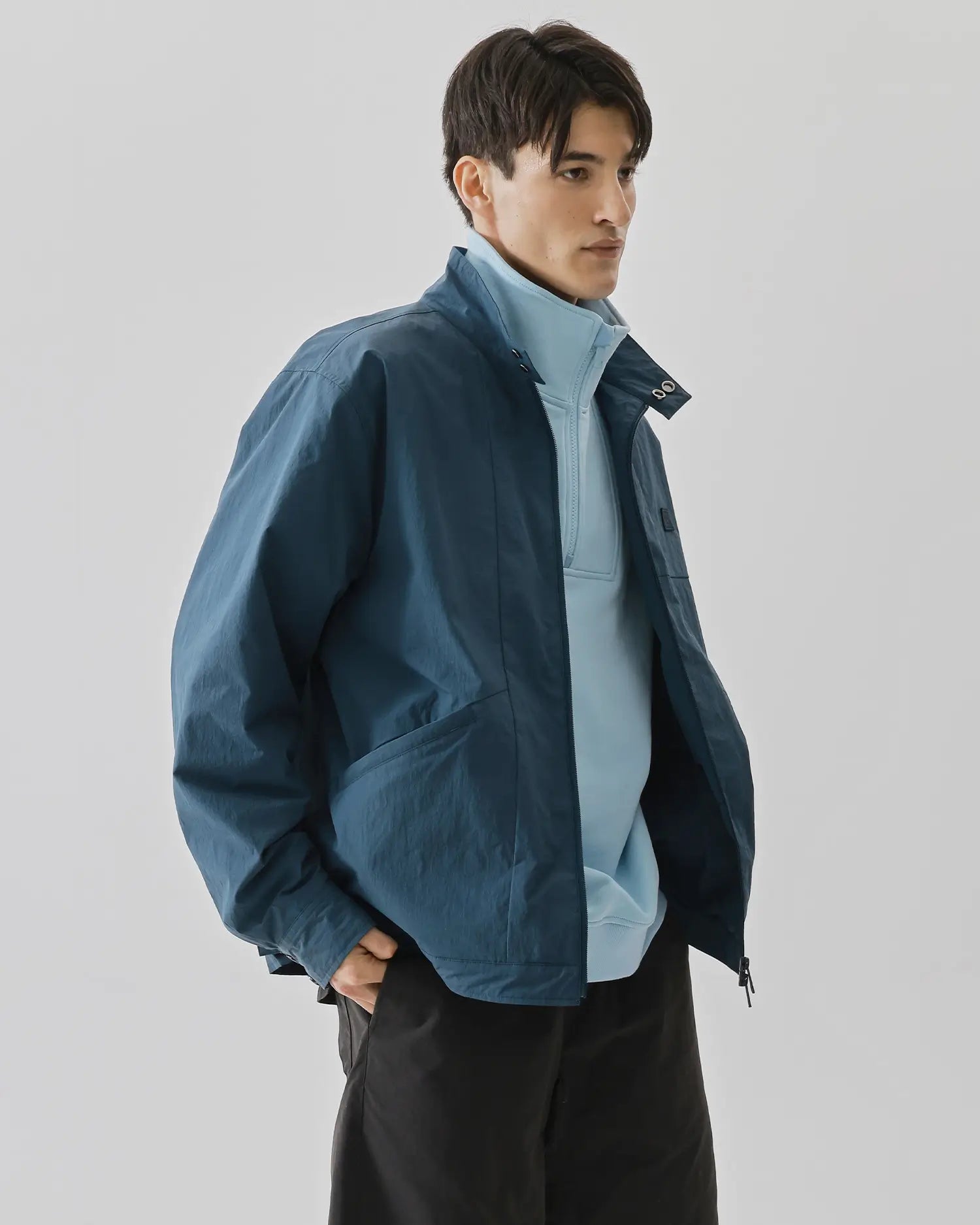 Men's Crew Jacket in Dark Blue 06 #dark-blue