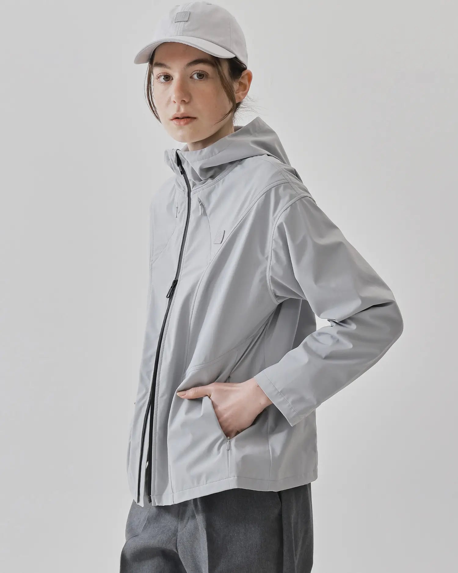 Shop Women's Sports Jacket in Gray | KOLAB Shop Women's Sports Jacket in Gray | KOLAB