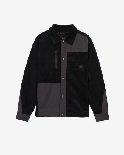 Women's Durable Mix-Fabric Chore Jacket
