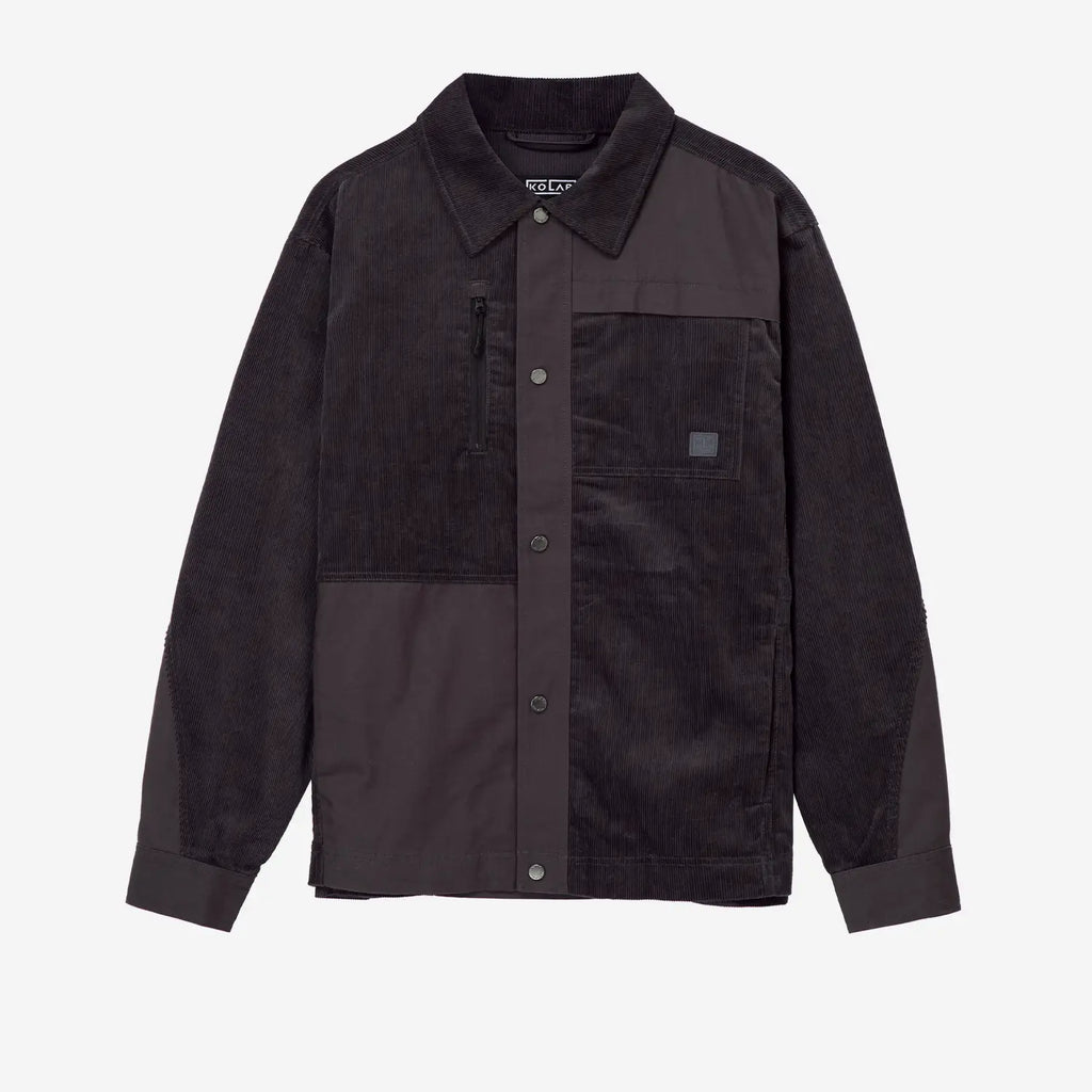 Shop Mix Fabric Chore Jacket in Dark Grey | KOLAB