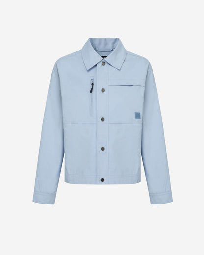 Women's Cropped Track Jacket in Light Blue 01 #light-blue