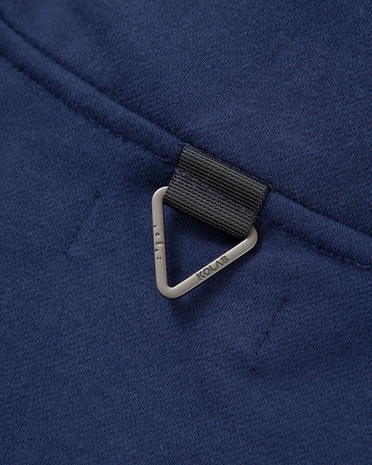 Felpa mezza zip con tasche