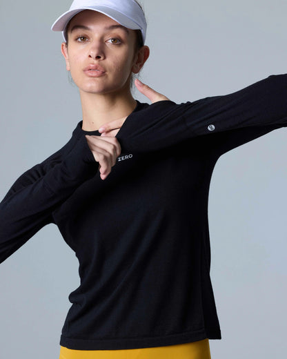 Maglia a maniche lunghe Tech Merino Classic Fit da donna